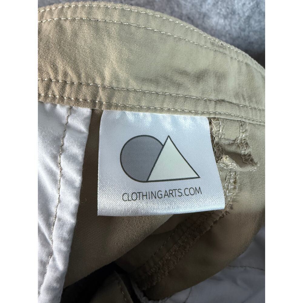 Clothing Arts Mens P Cubed Pick-Pocket Proof Travel Pants Tan 38x30 Casual - Picture 5 of 10